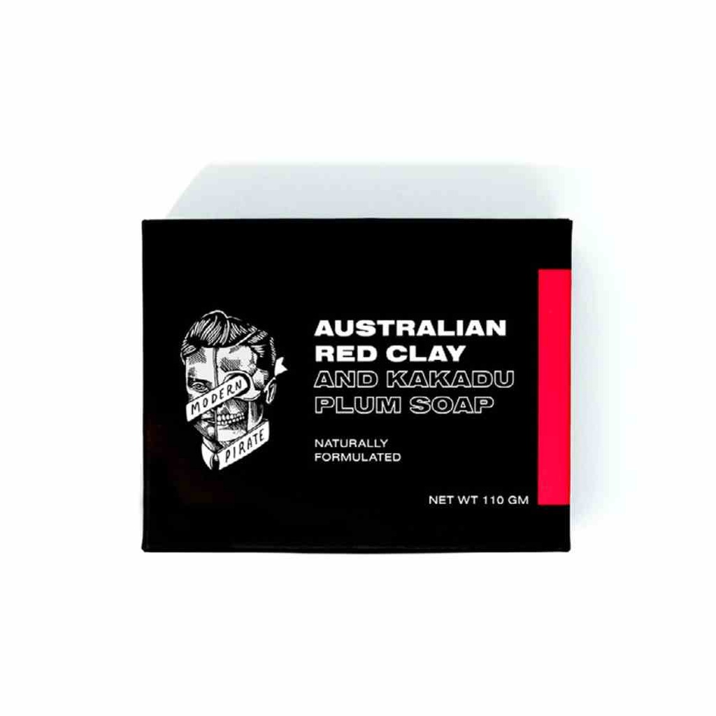MODERN PIRATE Australische Rote Tonerde Seife 110gm