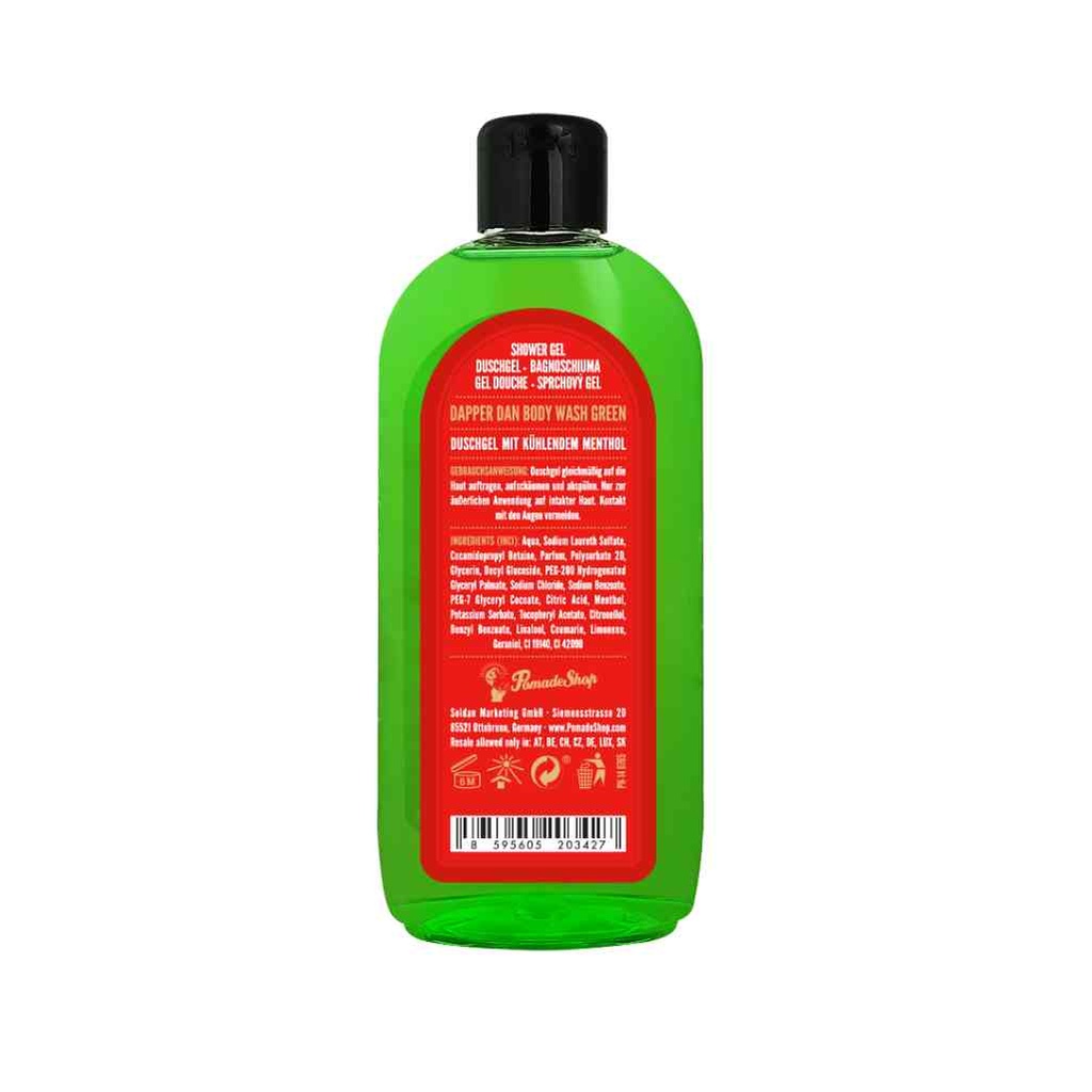 DAPPER DAN Savon pour le corps Vert 250ml