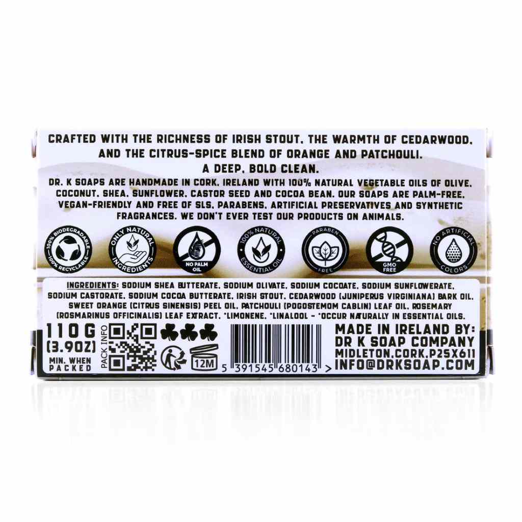 DR.K Savon pour le corps irish stout 110g