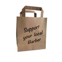 SUPPORT YOUR LOCAL BARBER - PAPERBAG M WITH HANDLE