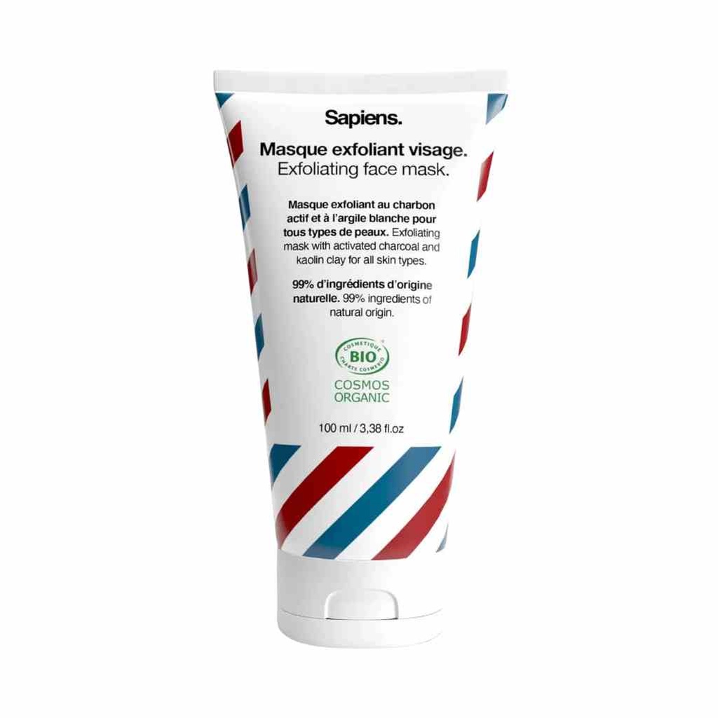 SAPIENS Masque exfoliant visage BIO 100ml