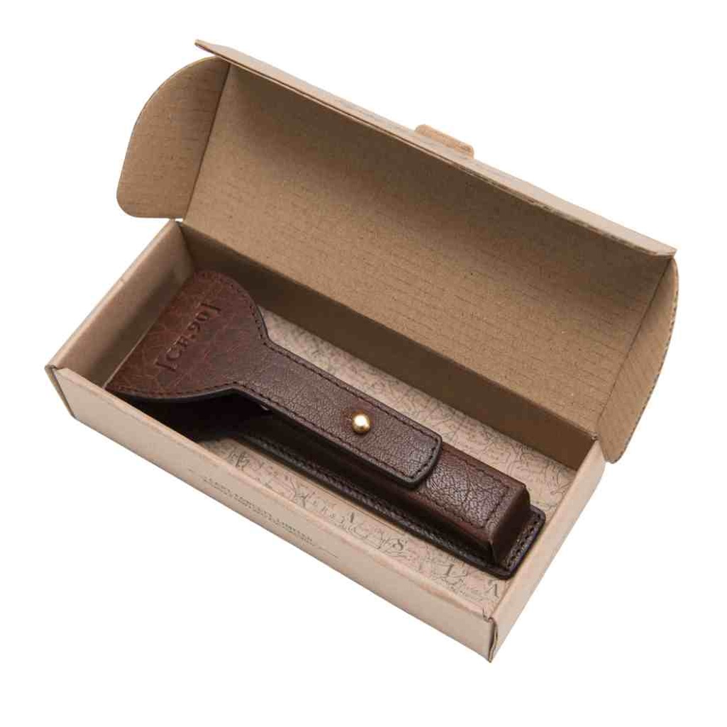 CAPTAIN FAWCETT Étui en Cuir Artisanal pour Rasoir