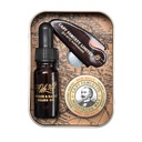 CAPTAIN FAWCETT Ricki Hall Grooming Survival Kit (10ml Beard Oil, 15ml Moustache Wax, Moustache Comb)