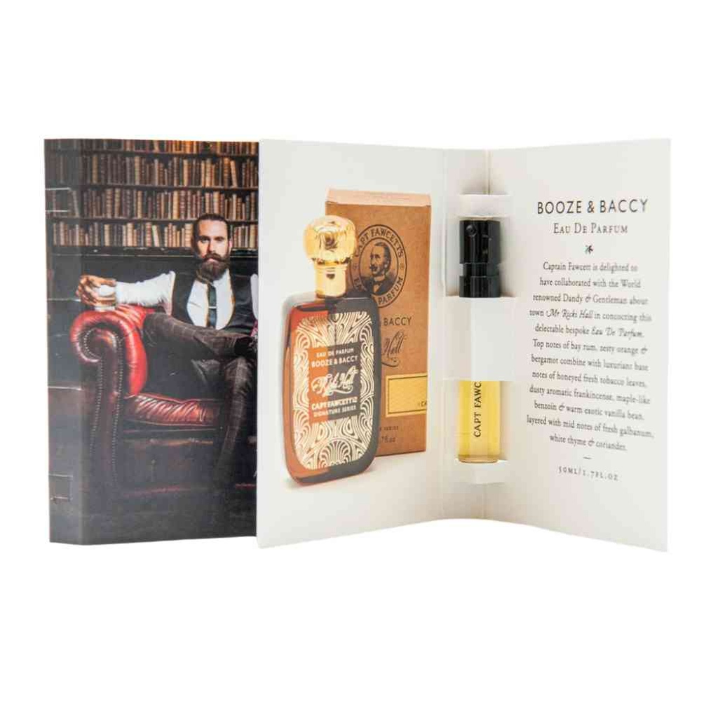 CAPTAIN FAWCETT Échantillon d'eau de Parfum - Ricki Hall's Booze & Baccy de 2 ml