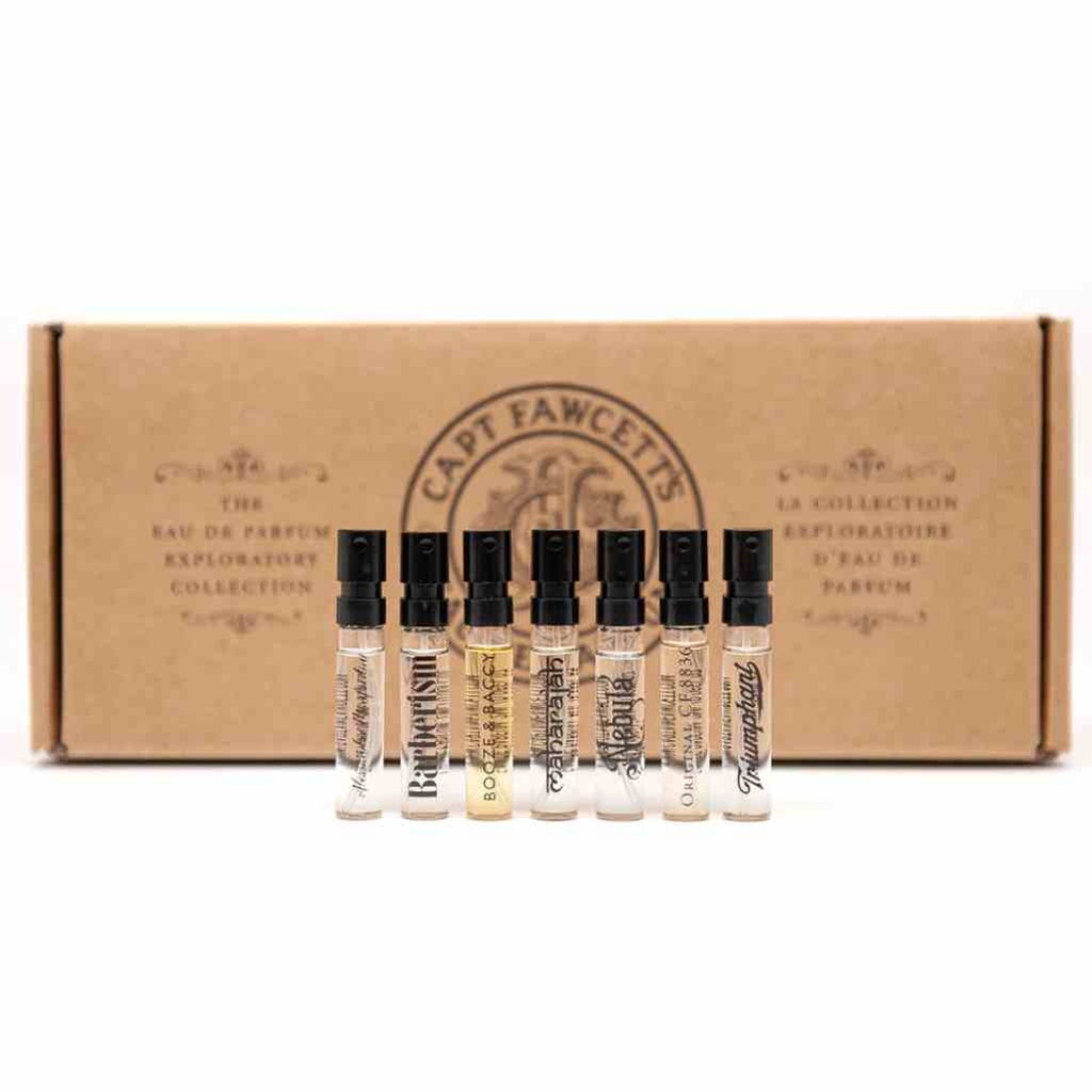 CAPTAIN FAWCETT Pack de 7 échantillons