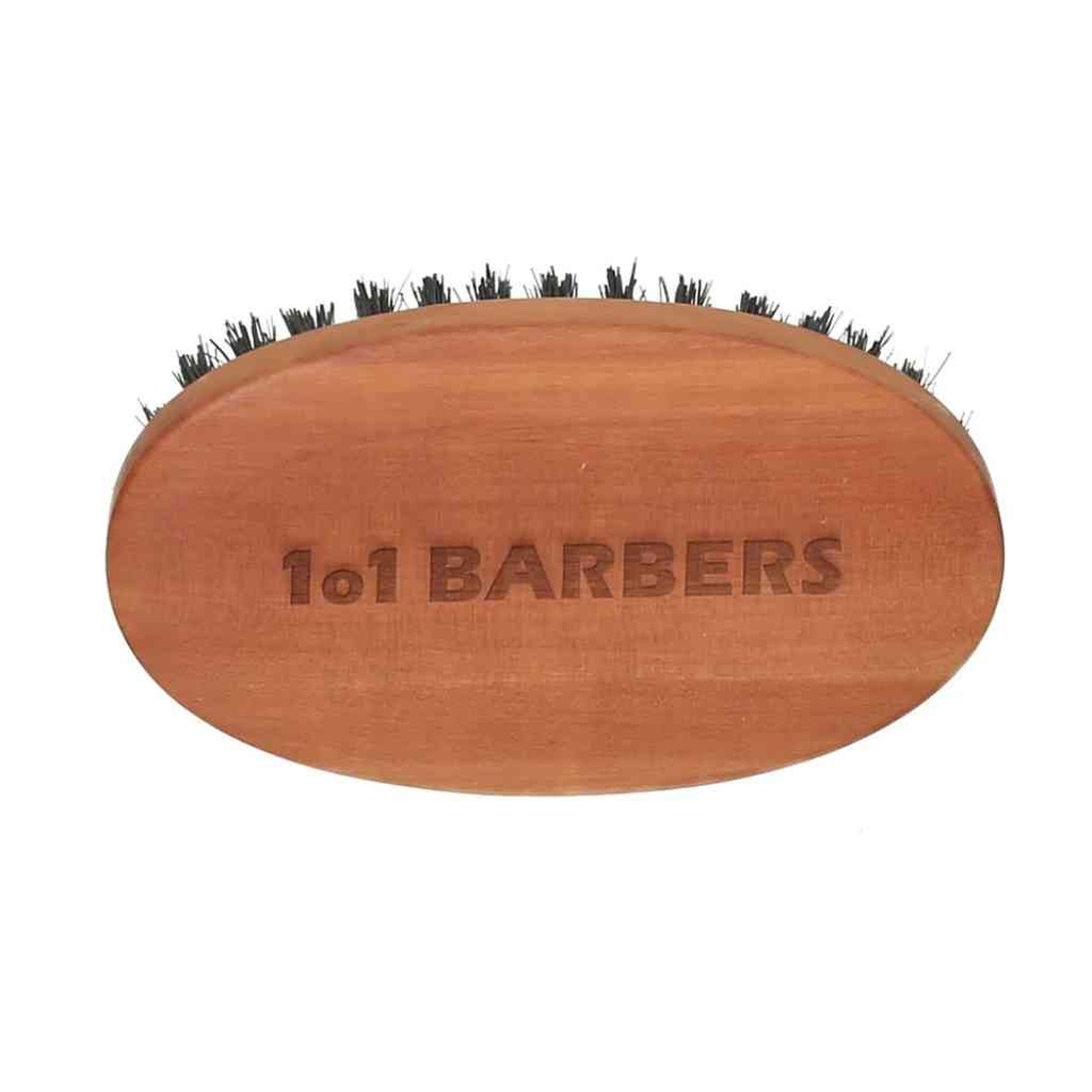 1o1BARBERS Bartbürste oval 74x39mm