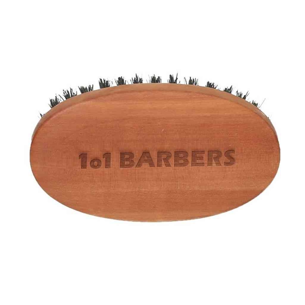 1o1BARBERS Bartbürste oval 90x50mm