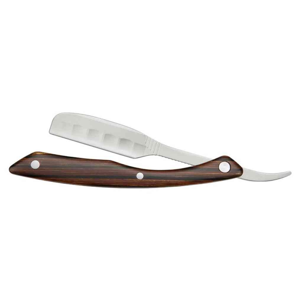 1o1BARBERS Rasiermesser mit Holzgriff