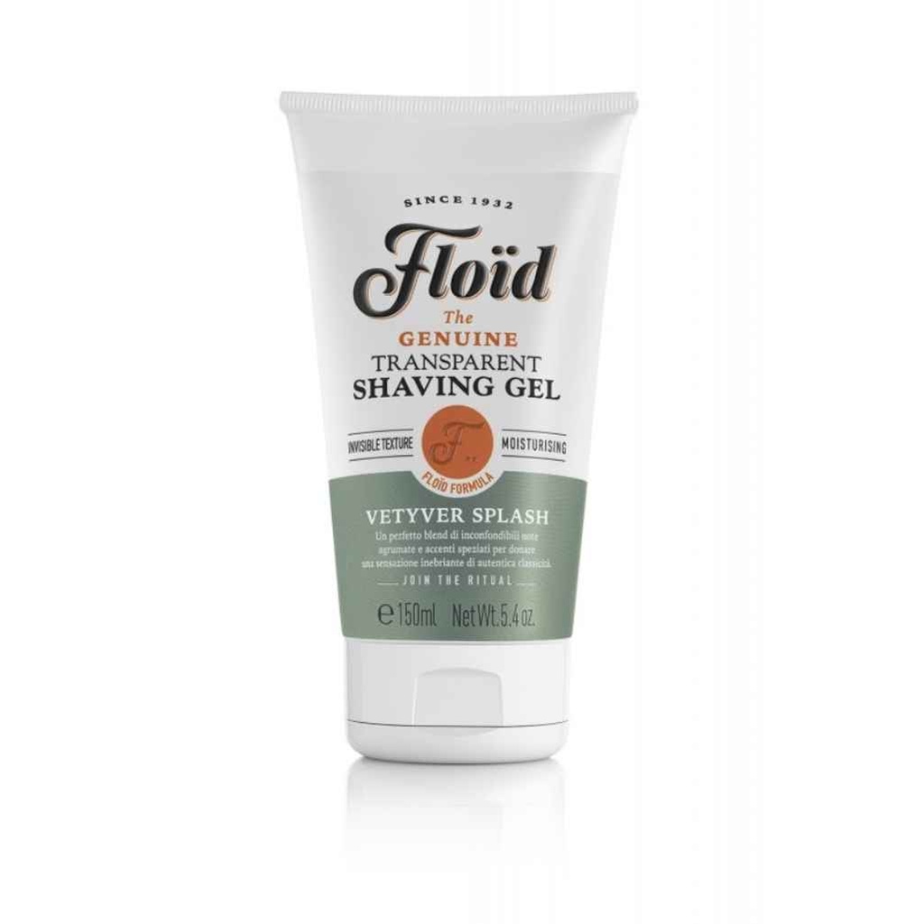 FLOID Transparent Shaving Gel  Vetyver Splash 150ml