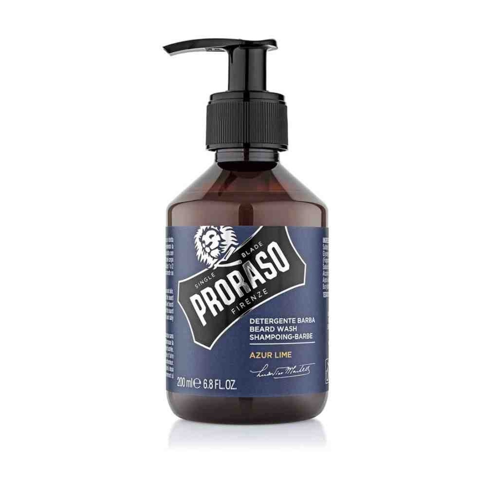 PRORASO Shampooing à barbe azur lime 200ml