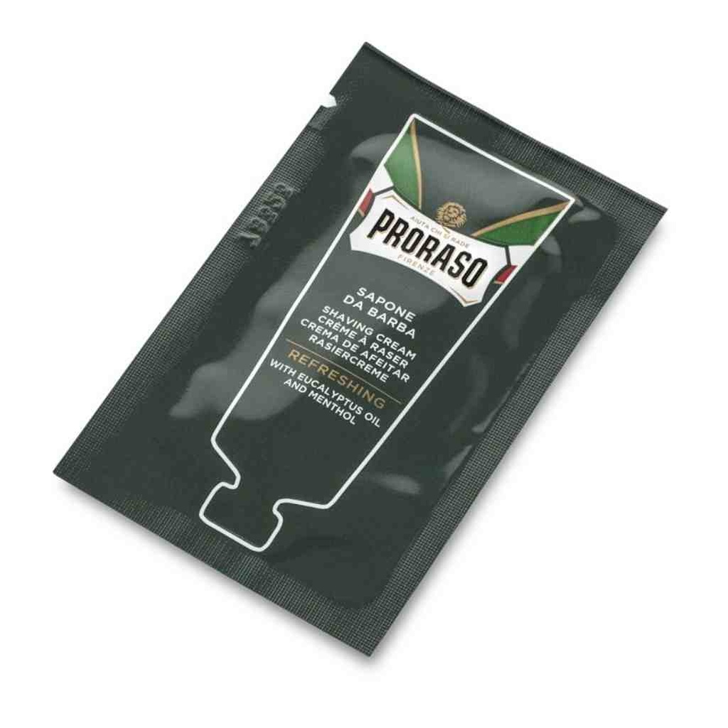 PRORASO Echantillon crème à raser Green Refresh 4ml