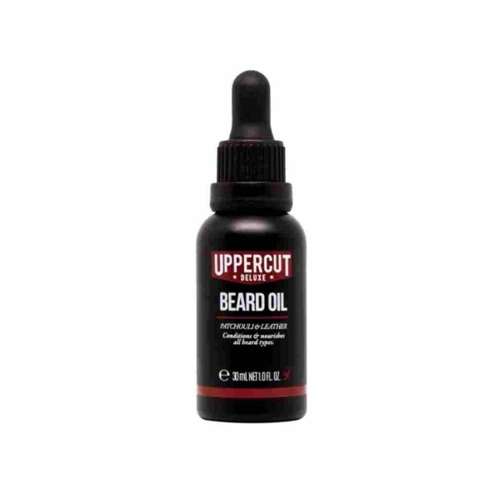 UPPERCUT DELUXE Huile à barbe patchouli & leather 30ml