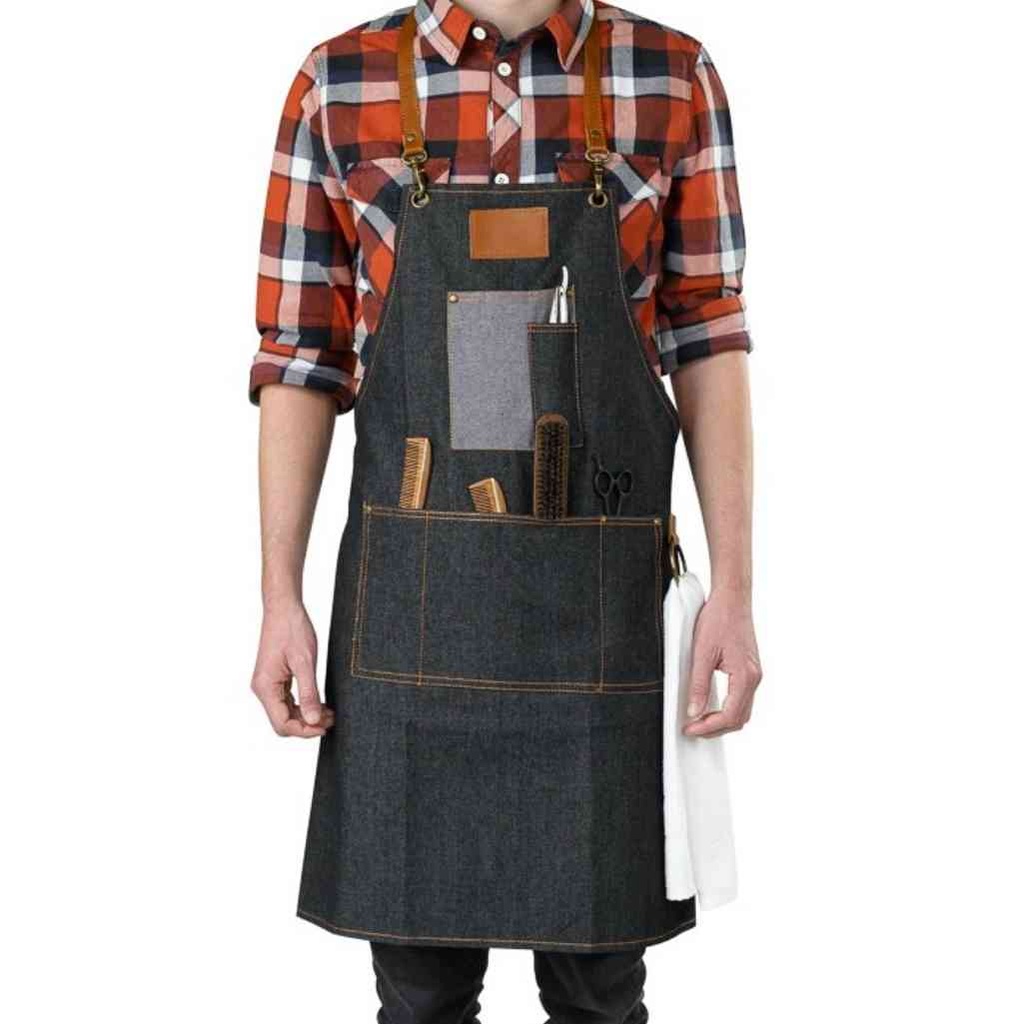 1o1BARBERS Tablier jeans