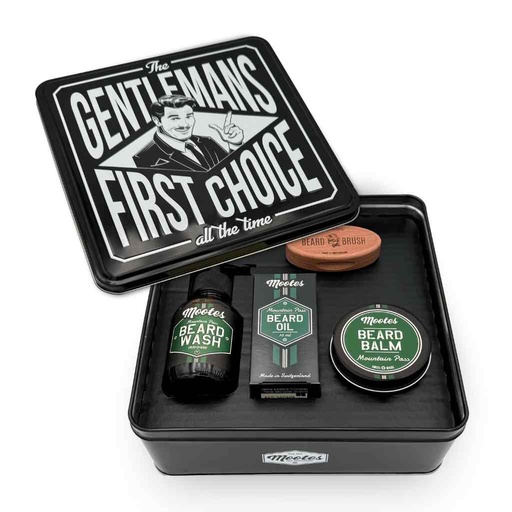 [MO-GIFT30] MOOTES Coffret soin de la barbe - Mountain Pass