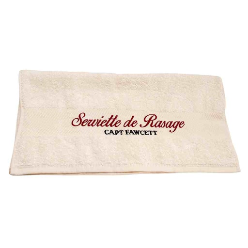 [CFA-5572] CAPTAIN FAWCETT Luxuriöses Rasierhandtuch 50cm x 100cm