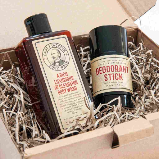 [90224BCS] CAPTAIN FAWCETT Expedition Reserve Geschenkset - Unverzichtbarer Herrenausstatter