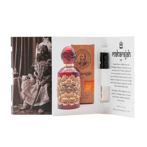 [905342EDPS] CAPTAIN FAWCETT Échantillon d'eau de Parfum - Maharajah de 2 ml