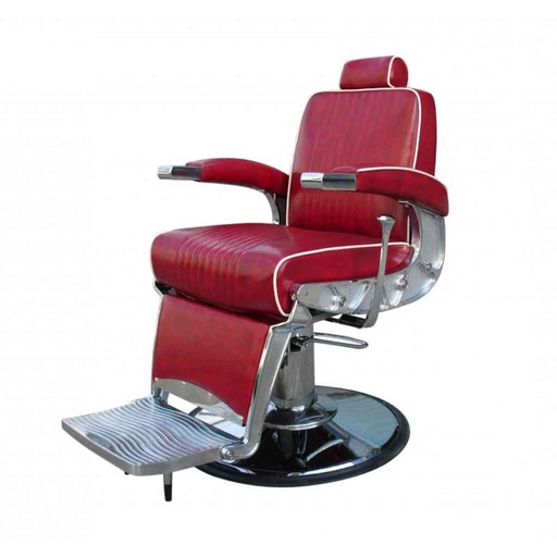 [1o1-CHAIR-10-RE] 1o1BARBERS Chaise de barbier 10 rouge