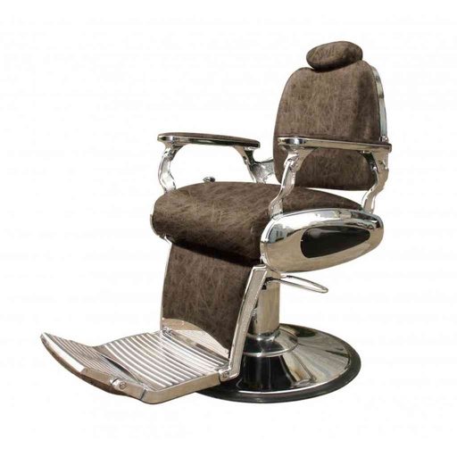 [1o1-CHAIR-11-BR] 1o1BARBERS Chaise de barbier 11 brun