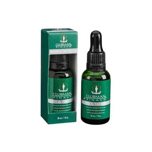 [CMP-28003] CLUBMAN PINAUD Huile à barbe et tatouage 30ml