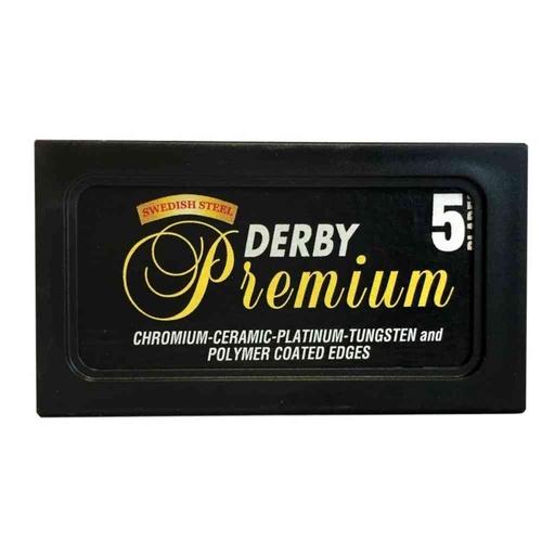 [DER-DEBL05-P] DERBY Double-lame de rasoir premium 5pces