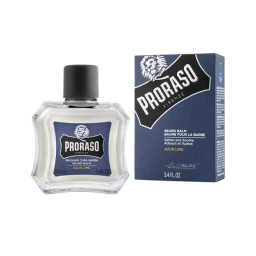 [PRO-400371] PRORASO Baume à barbe azur lime 100ml