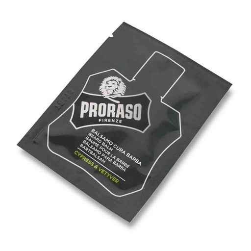 [PRO-400872] PRORASO Echantillon baume à barbe cypress vetyver 3ml