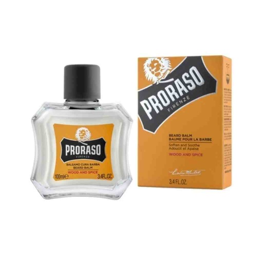 [PRO-400370] PRORASO Baume à barbe wood & spice 100ml