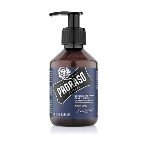 [PRO-400751] PRORASO Shampooing à barbe azur lime 200ml