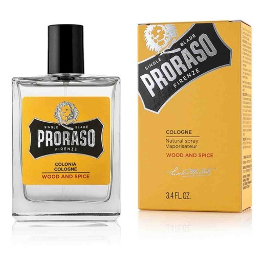 [PRO-400770] PRORASO Eau de Cologne wood & spice 100ml