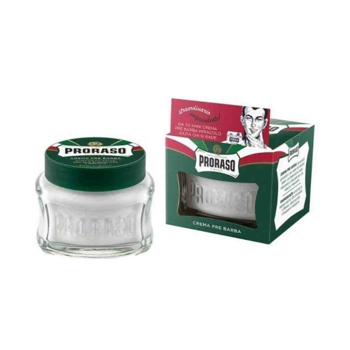 [PRO-400500] PRORASO Preshave Creme Green refresh 100ml