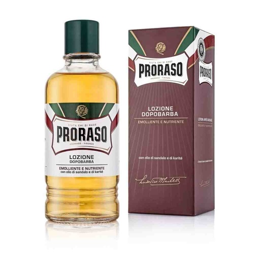 [PRO-400677] PRORASO Lotion après-rasage sandalwood 400ml