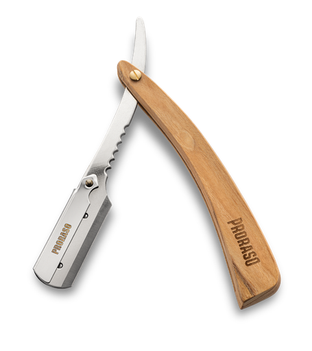 [PRO-400270] PRORASO Rasoir manche en bois
