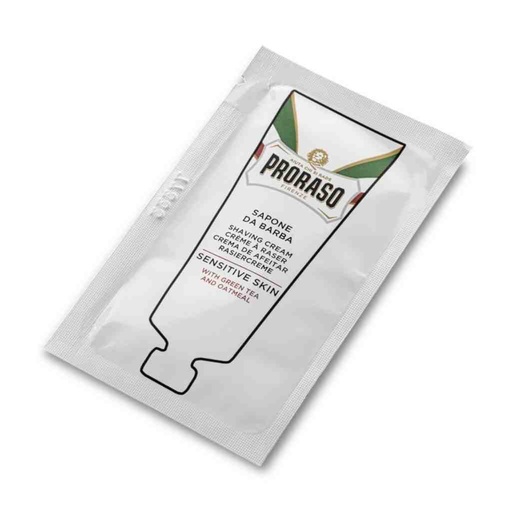 [PRO-400851] PRORASO Echantillon crème à raser white sensitive 4ml