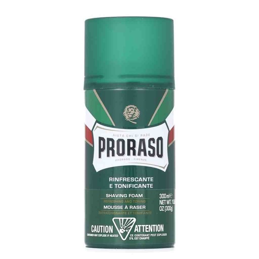 [PRO-400955] PRORASO Mousse à raser Green Refresh 50ml