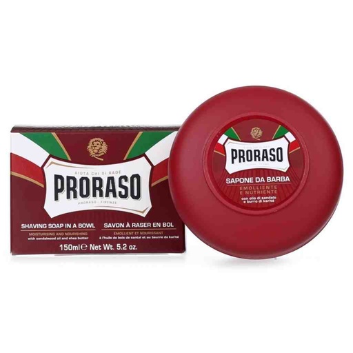 [PRO-400622] PRORASO Savon à raser bol red nourish 150ml
