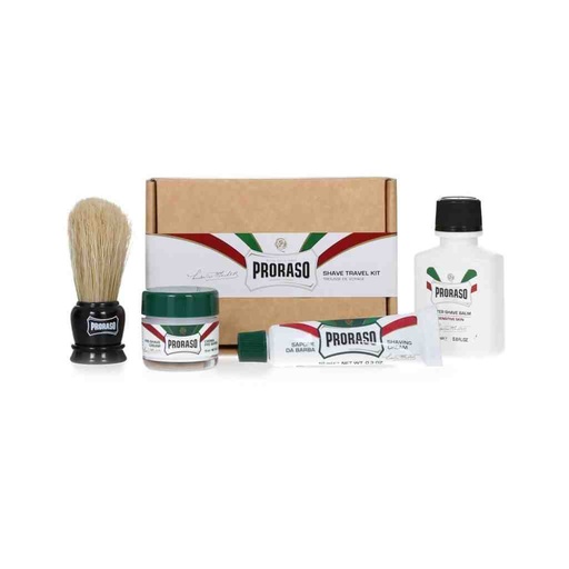 [PRO-400354] PRORASO Reiseset Travel Shaving kit