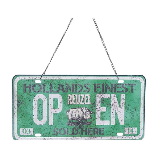 [REU-SCHILD] REUZEL Open / Closed Türschild