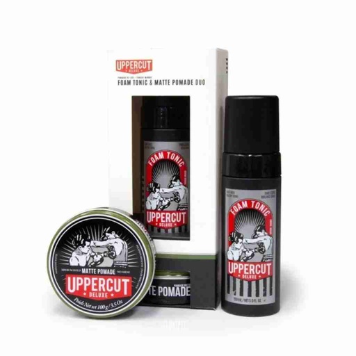 [UPD-foammat] UPPERCUT Duo pommade mate et tonique mousse