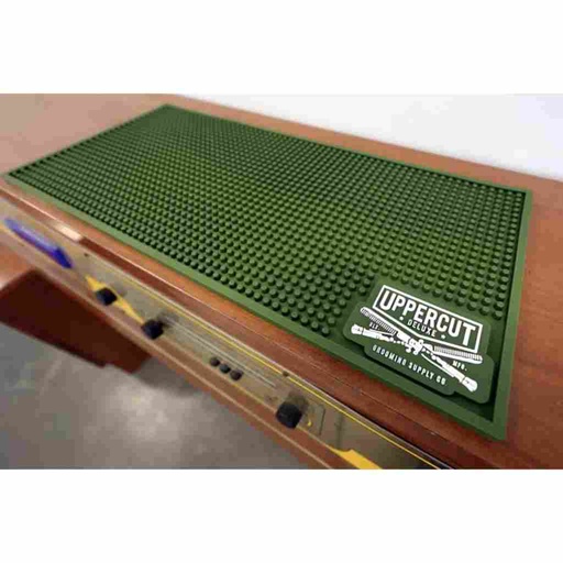 [UPD-MATGREEN] UPPERCUT Barber mat vert 25x49cm